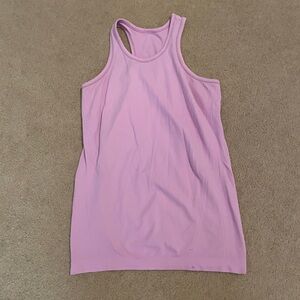 Light purple athleta girl tank top size 16 (adult small)